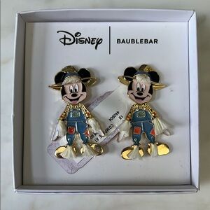 Disney BaubleBar Mickey Mouse Scarecrow Fall Earrings